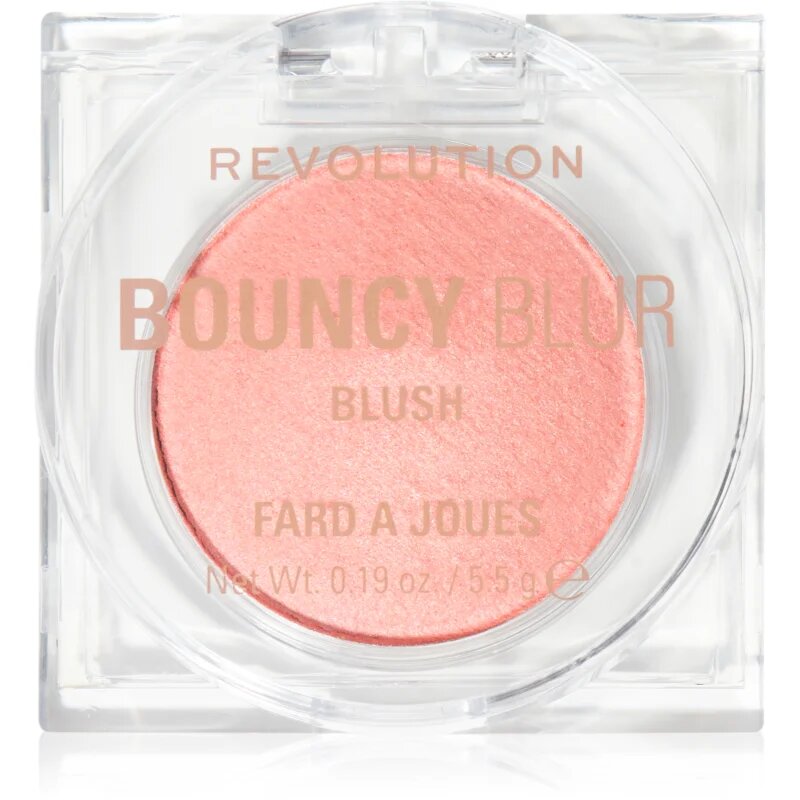 Revolution Bouncy Blur élénkítő arcpirosító árnyalat Light as a Cloud Peachy Pink 5.5 g