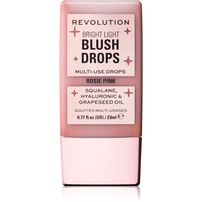 Revolution Bright Light Blush Drops folyékony arcpirosító árnyalat Pink Rosie 23 ml