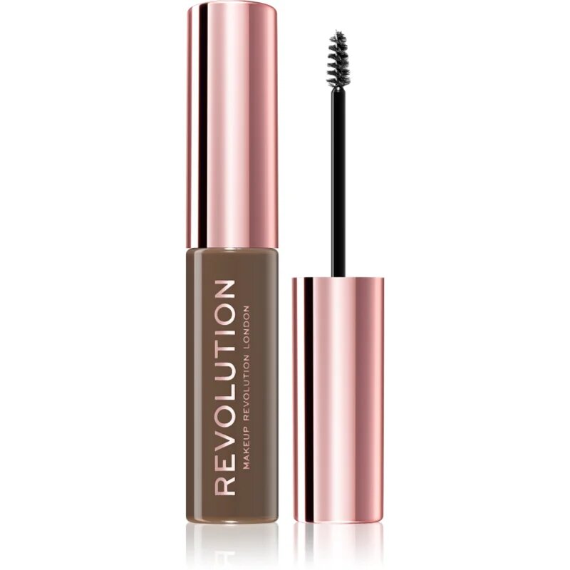 Revolution Brow Fixer szemöldökzselé árnyalat Ash Brown 6 ml