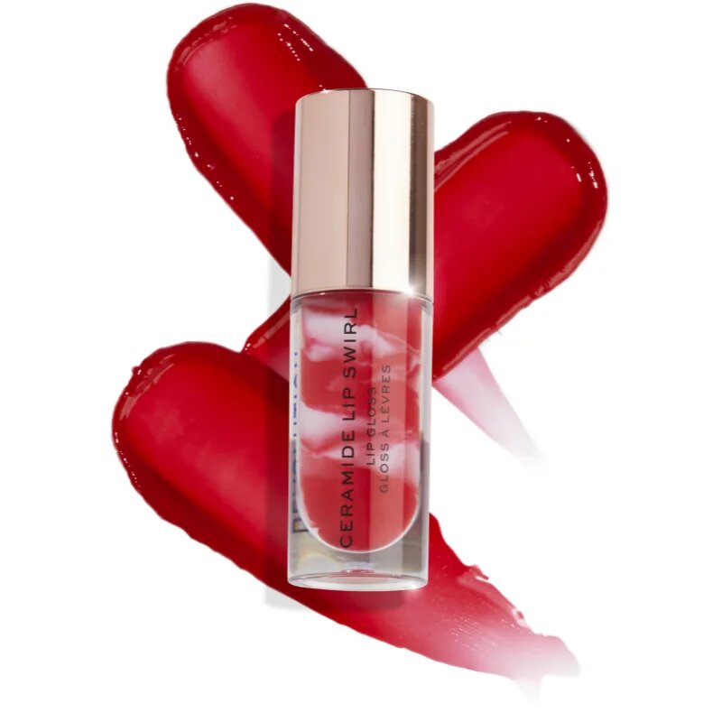 Revolution Ceramide Swirl hidratáló ajakfény árnyalat Bitten Red 4.5 ml