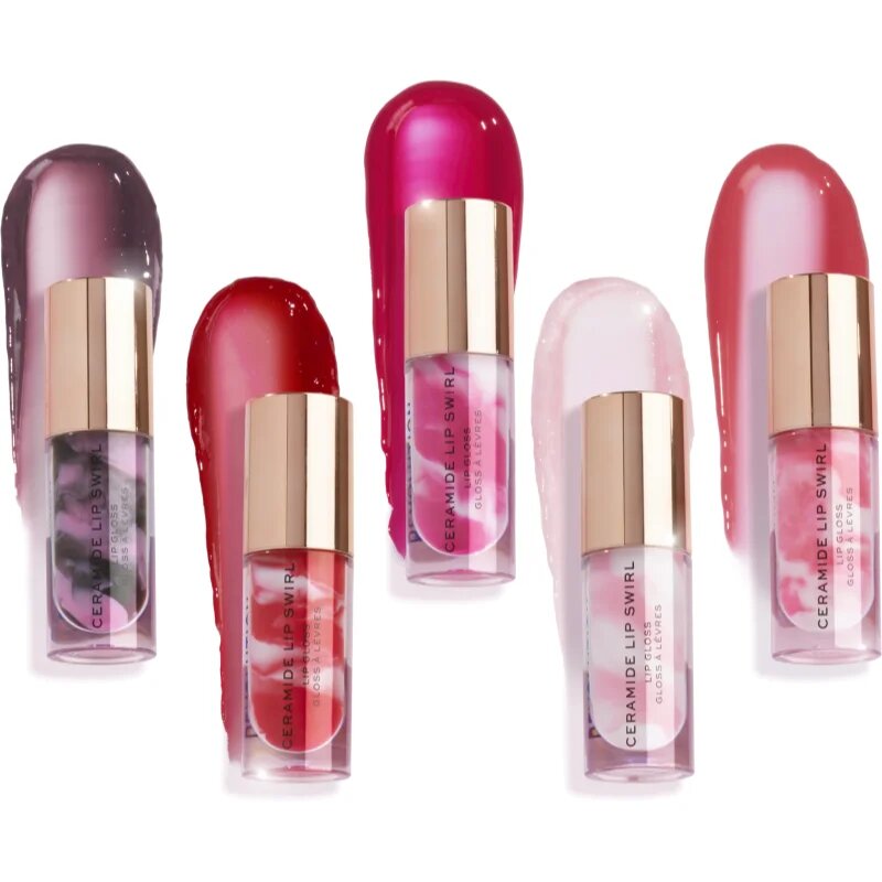 Revolution Ceramide Swirl hidratáló ajakfény árnyalat Bitten Red 4.5 ml