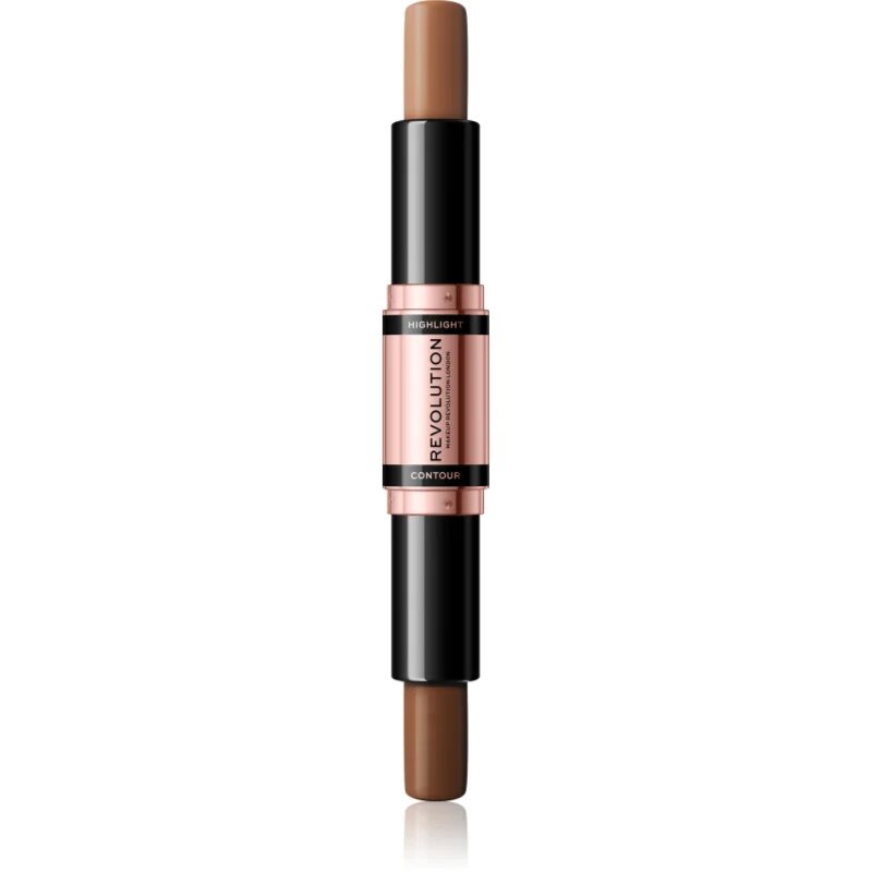Revolution Fast Base dupla végű kontur ceruza árnyalat Dark 2x4.3 g