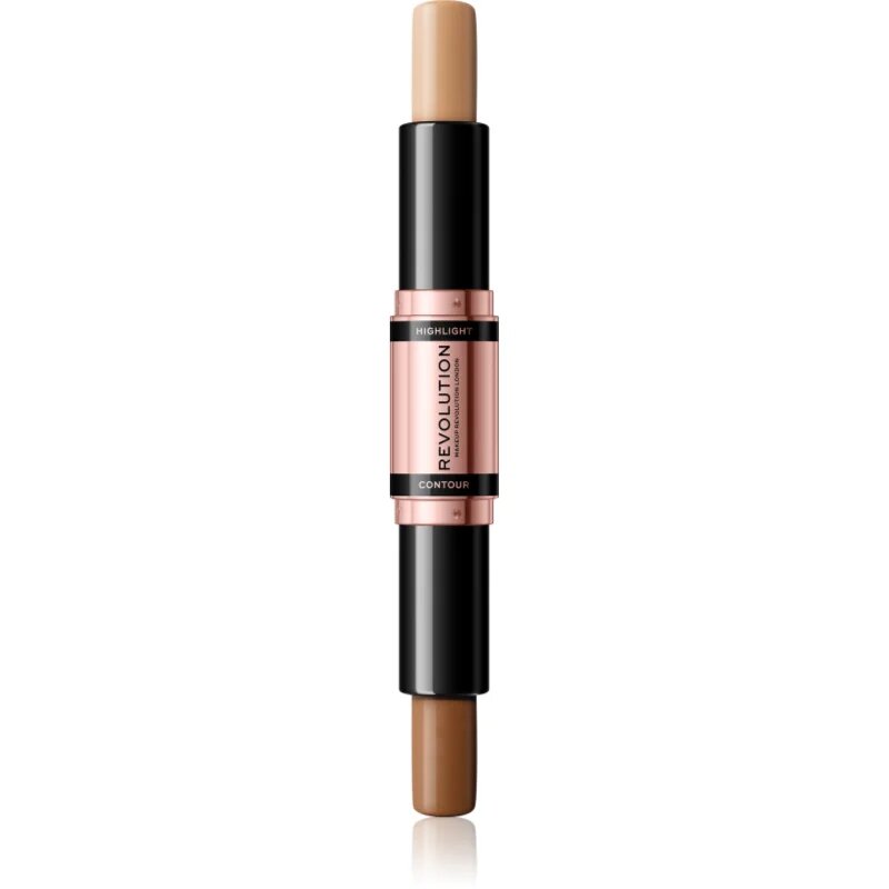 Revolution Fast Base dupla végű kontur ceruza árnyalat Medium 2x4.3 g