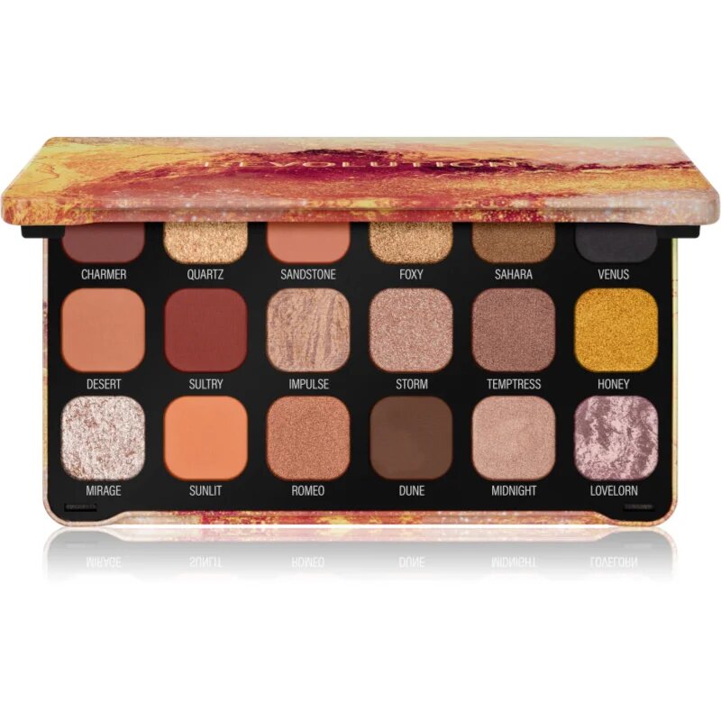 Revolution Forever Flawless szemhéjfesték paletta árnyalat Bronze Temptation 18x1.1 g