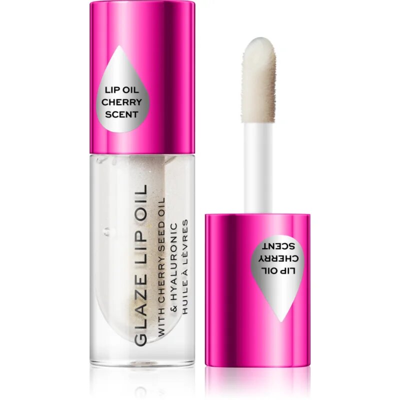 Revolution Glaze ajak olaj árnyalat Lust Clear – Shimmer 4.6 ml