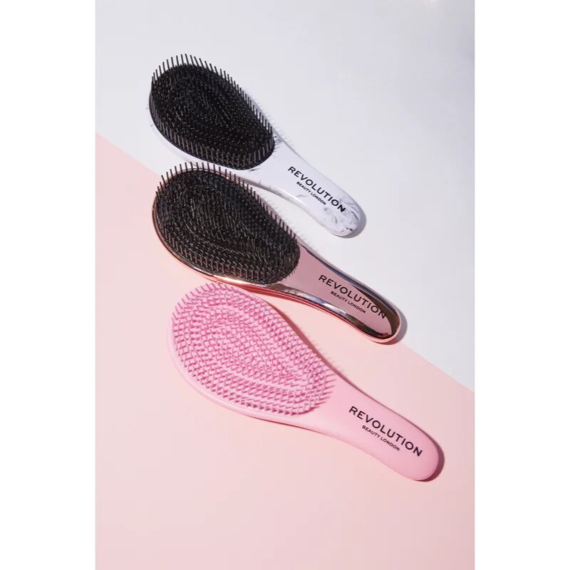 Revolution Haircare Detangle Me! hajkefe a töredezett károsult hajra árnyalat Marble 1 db