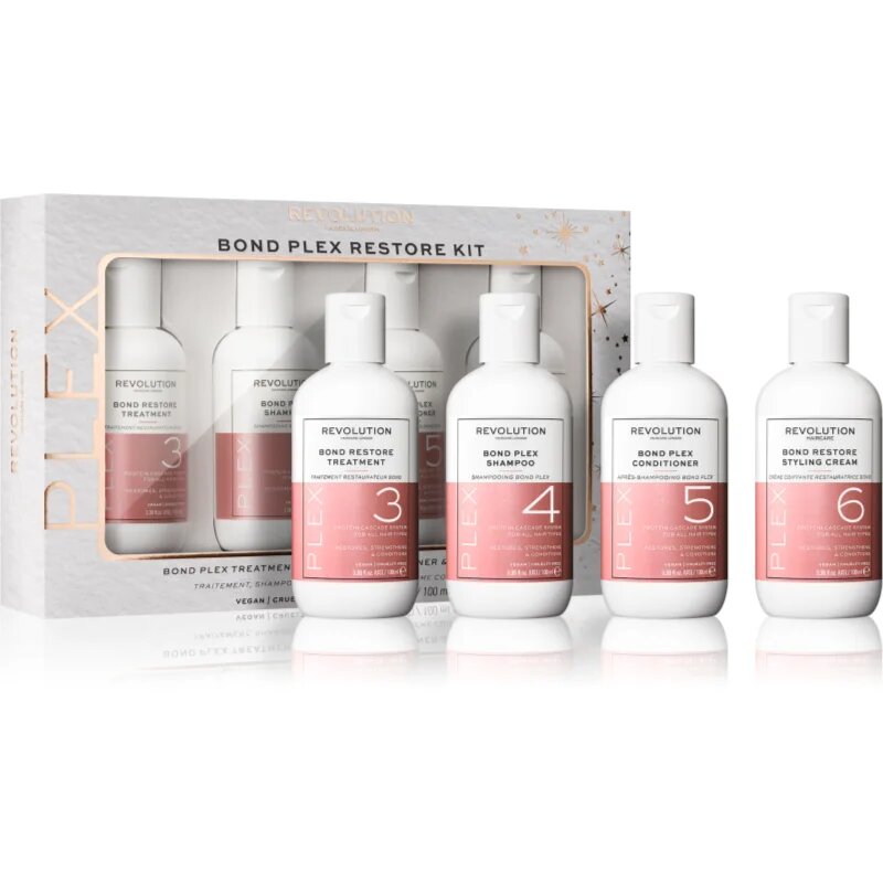 Revolution Haircare Plex Bond Restore Kit szett száraz és sérült hajra