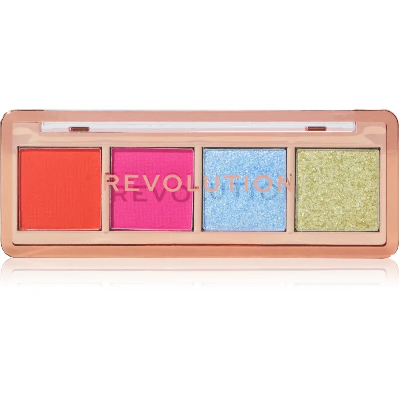 Revolution Icon Edit szemhéjfesték paletta árnyalat The Vibrant Brights Palette 2.8 g