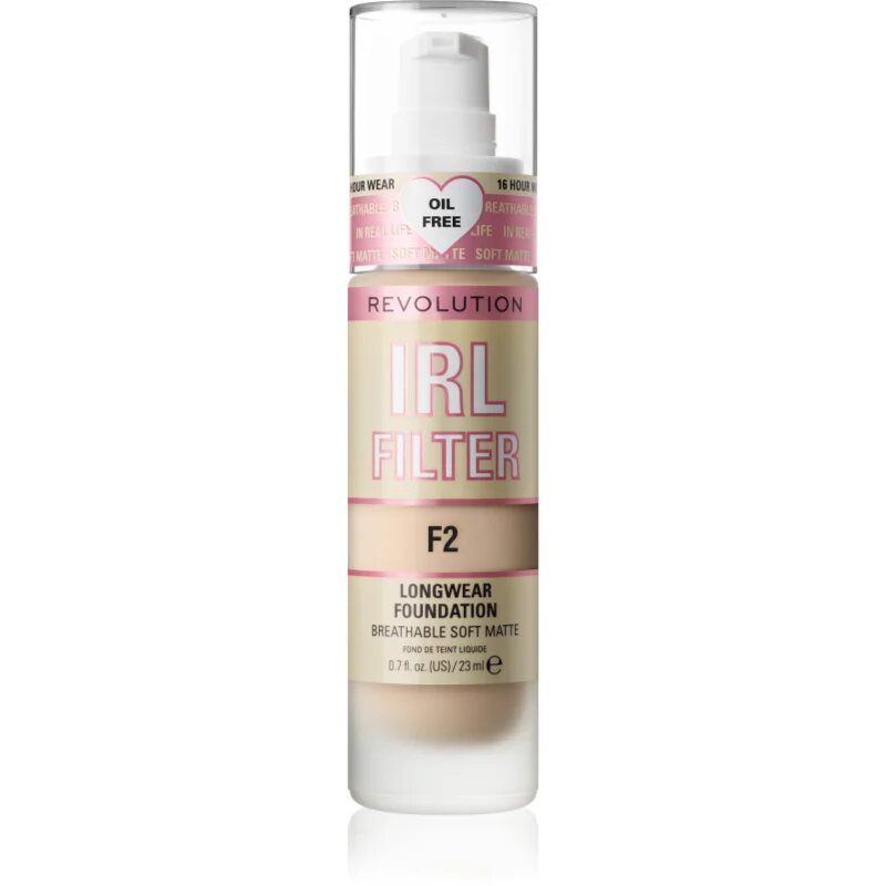 Revolution IRL Filter tartós matt alapozó árnyalat F2 23 ml