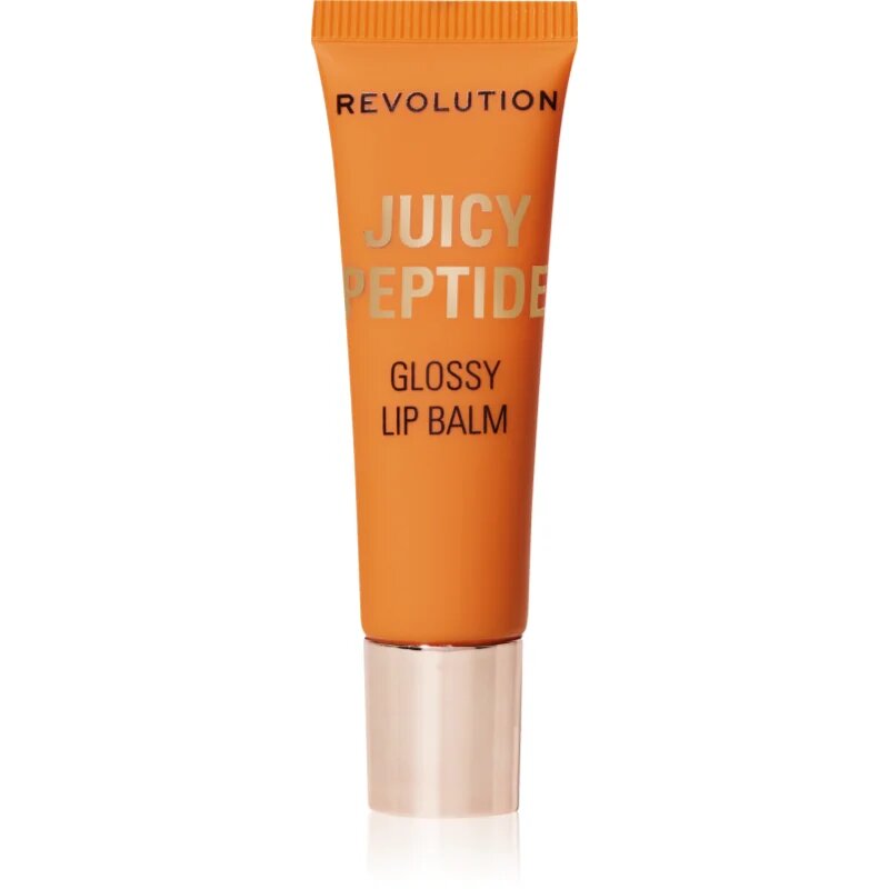 Revolution Juicy Peptide Lip Balm ajakbalzsam peptidekkel árnyalat Peach Bellini Orange 8 ml