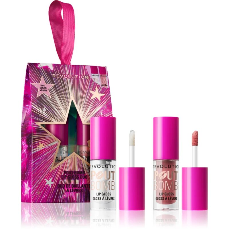 Revolution Makeup set Pout Bomb ajándékszett az ajkakra