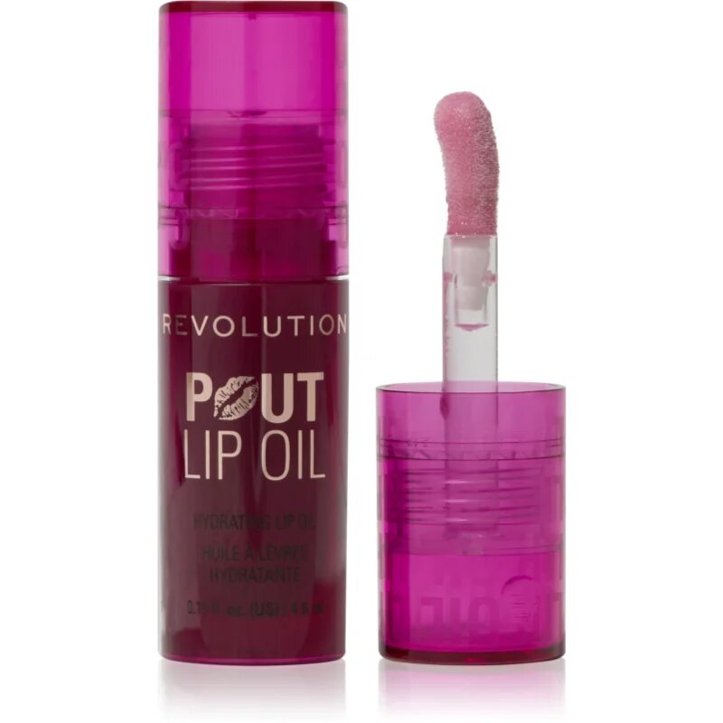 Revolution Pout Lip ajak olaj hidratáló hatással árnyalat Bitten Cherry 4.6 ml