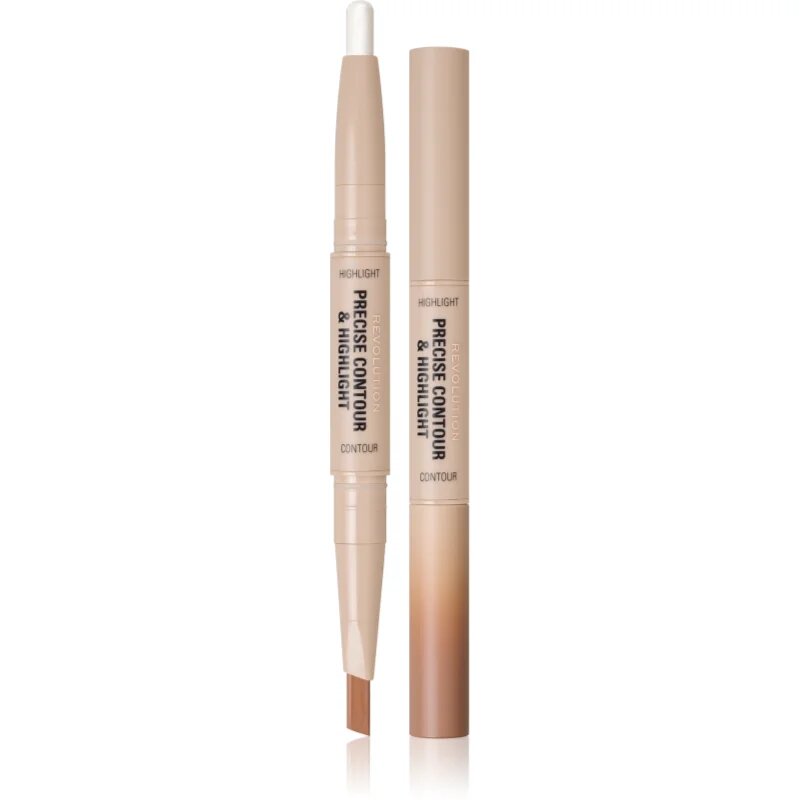 Revolution Precise Contour & Highlight dupla végű kontur ceruza árnyalat Light 1.45 g