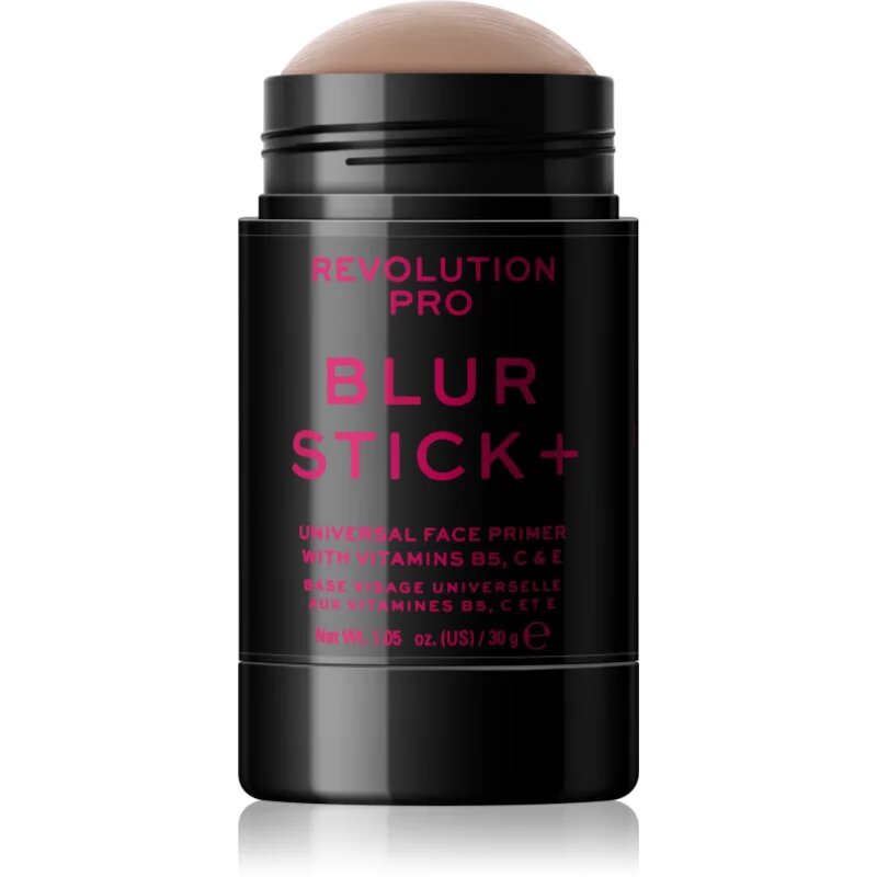 Revolution PRO Blur Stick + Pórus minimalizáló alapozó vitaminokkal B C E 30 g