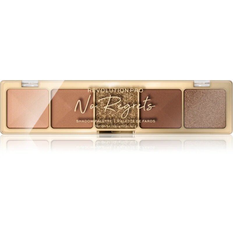Revolution PRO Glam szemhéjfesték paletta árnyalat No Regrets Soft Nude 55 g