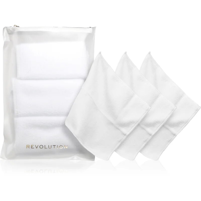 Revolution PRO Miracle Microfibre Cleansing Cloths arctisztító törölköző 3 db