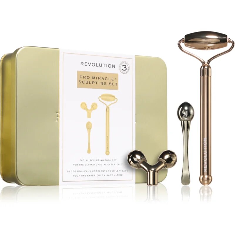 Revolution PRO Sculpting Set masszázs szett az arcra 3 db
