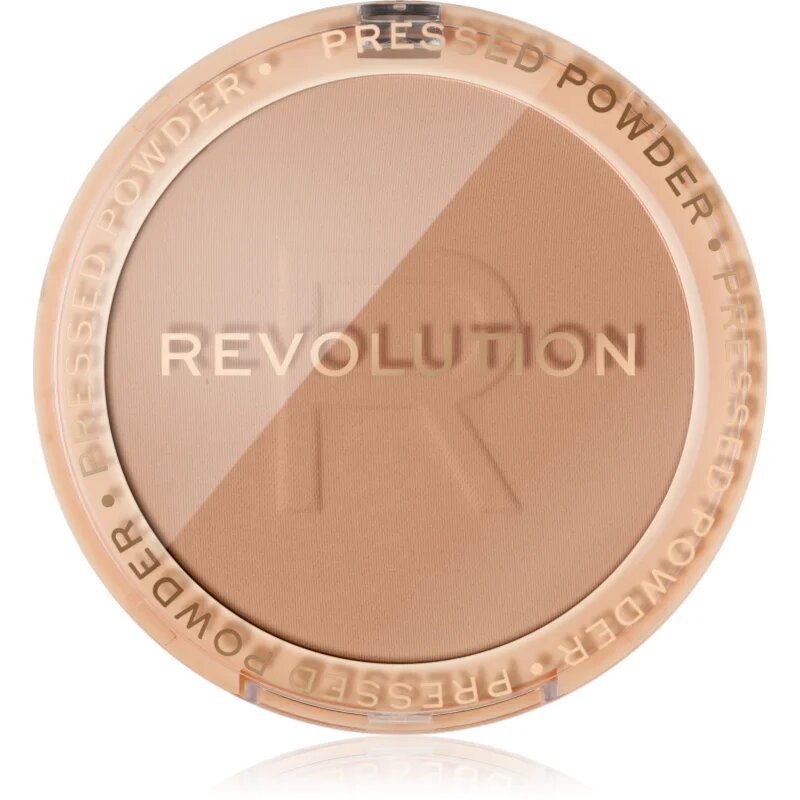 Revolution Reloaded gyengéd kompakt púder árnyalat Beige 6 g