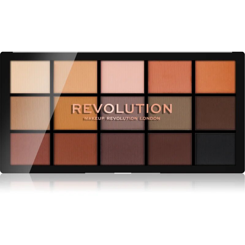 Revolution Reloaded szemhéjfesték paletta árnyalat Basic Mattes 15x1.1 g