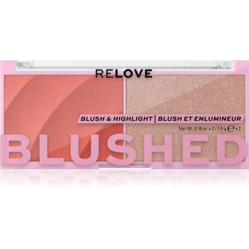Revolution Relove Blushed Duo Blush & Highlighter élénkítő arcpirosító 1 db
