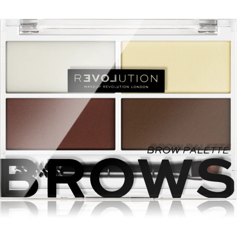 Revolution Relove Colour Cult paletta a szemöldök sminkeléséhez árnyalat Dark 32 g