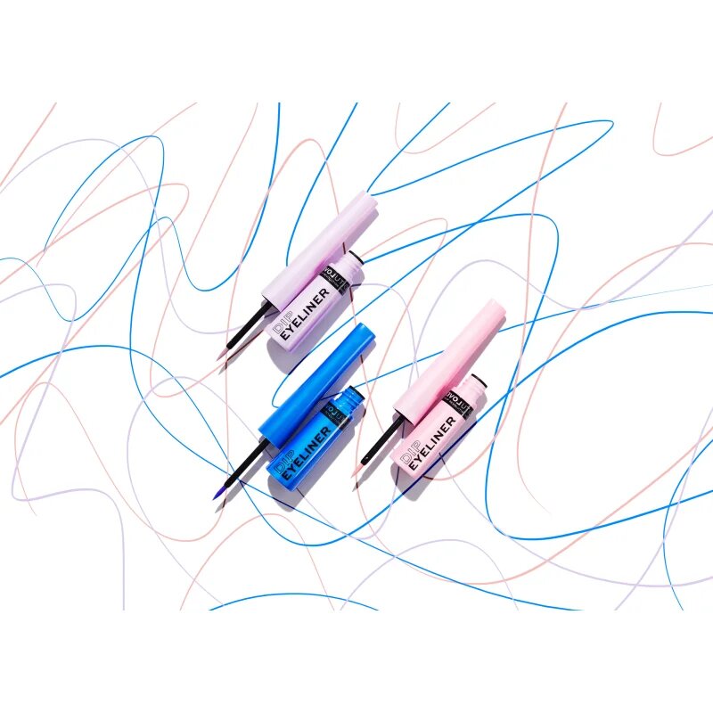 Revolution Relove Dip professzionális folyékony szemceruza árnyalat Lilac 5 ml