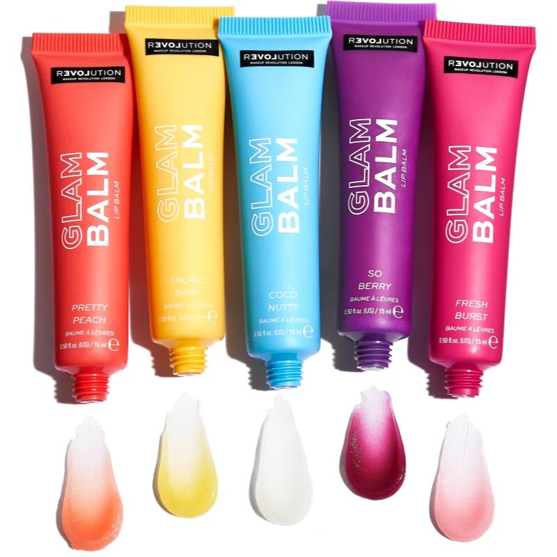 Revolution Relove Glam Balm tápláló ajak balzsam illattal Fresh Burst Watermelon 15 g
