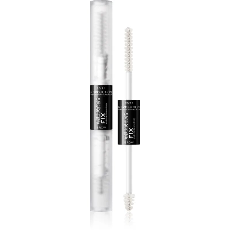 Revolution Relove Glossy Fix átlátszó szempillaspirál Szempillákra és szemöldökre 2 ml