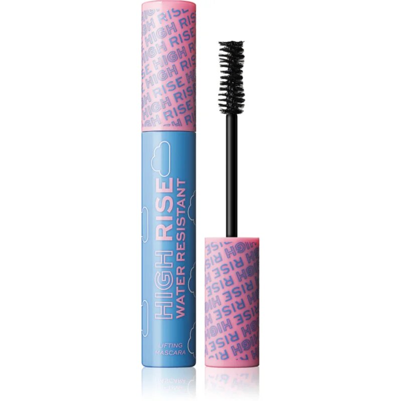Revolution Relove High Rise Vízálló hosszabbító szempillaspirál árnyalat Black 7 ml