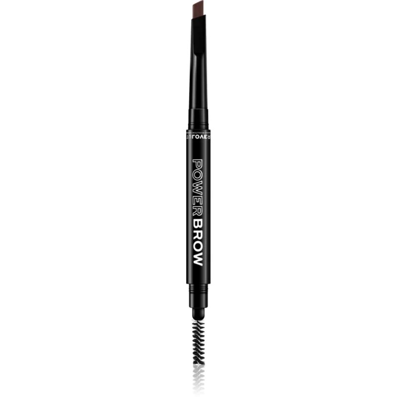 Revolution Relove Power Brow szemöldök ceruza kefével árnyalat Granite 03 g