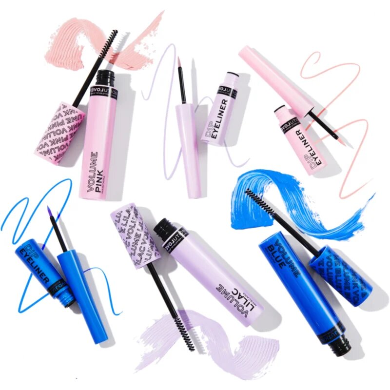 Revolution Relove Volume dúsító szempillaspirál árnyalat Lilac 7 ml