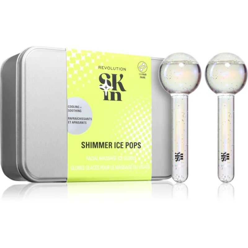 Revolution Skincare Skin Ice Globes masszázs szegédeszköz az arcra 2 db