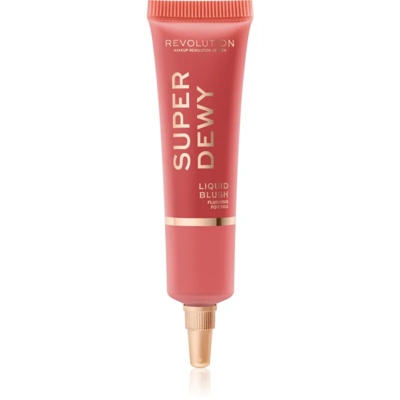 Revolution Superdewy folyékony arcpirosító árnyalat Flushing For You 15 ml