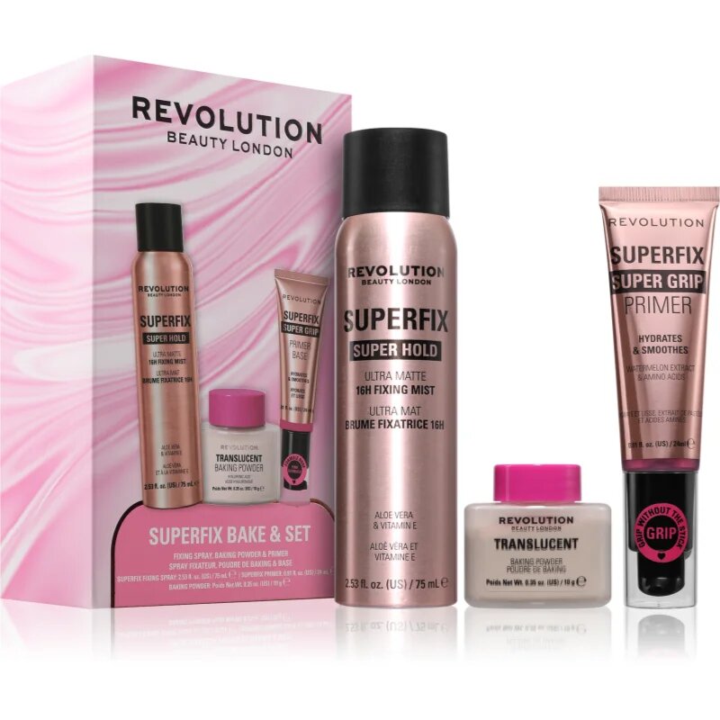 Revolution Superfix Bake Set ajándékszett az arcra 1 db