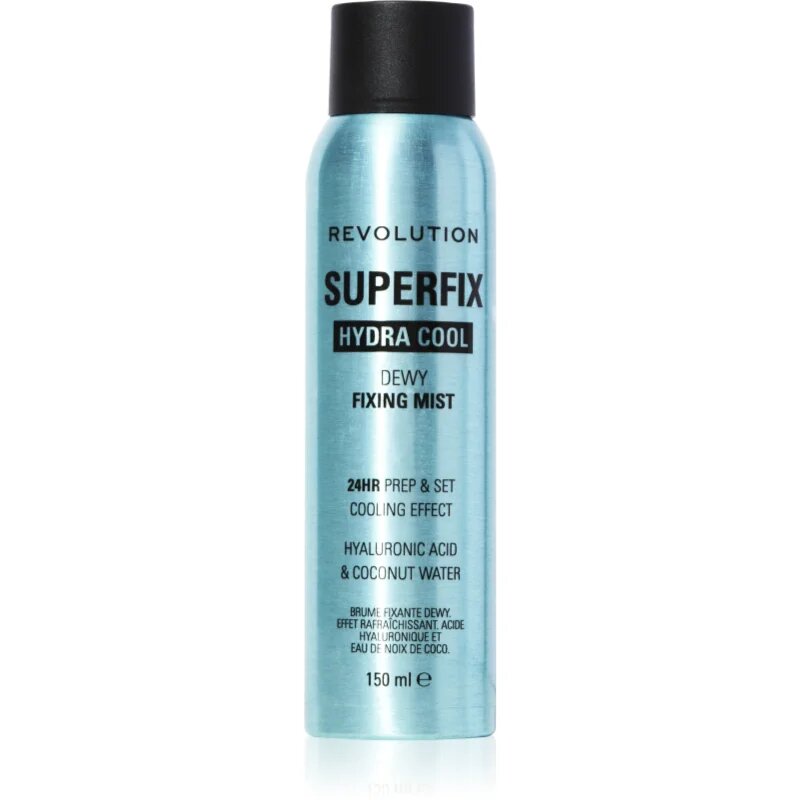 Revolution Superfix Hydra Cool sminkfixáló spray hidratáló hatással 150 ml