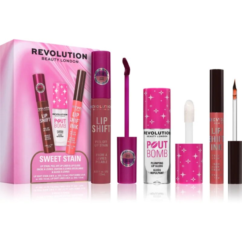 Revolution Sweet Stain Set ajándékszett az ajkakra 1 db