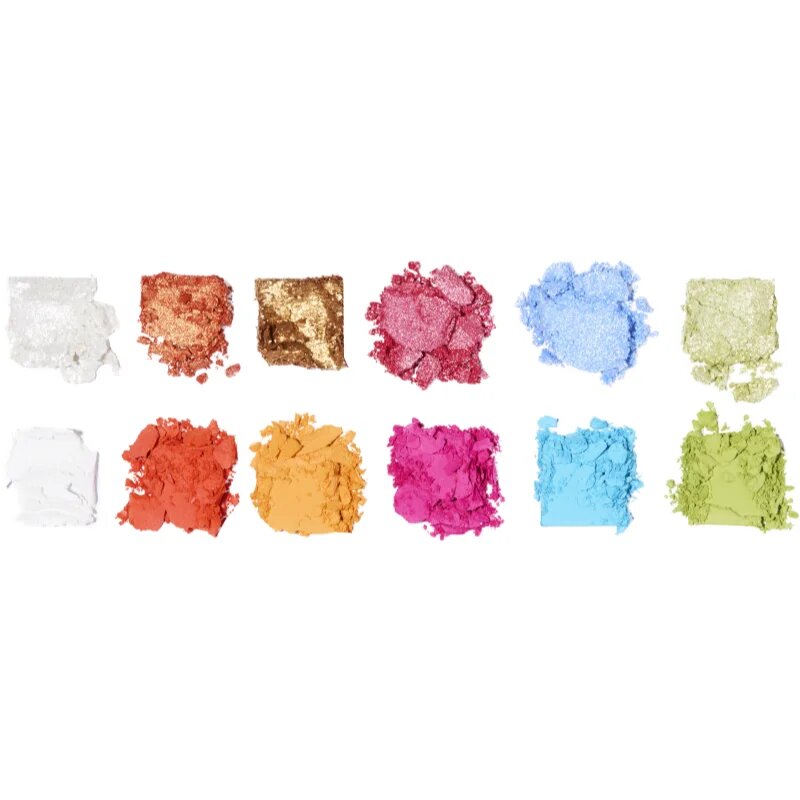Revolution The Icon Palette szemhéjfesték paletta árnyalat The Vibrant Icon Brights Palette 12x0.7 g