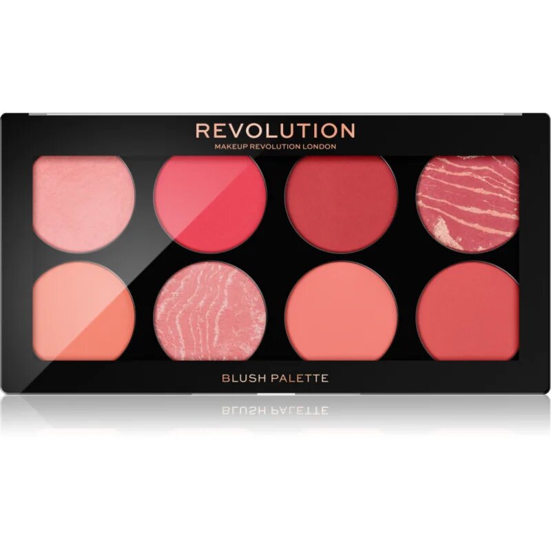 Revolution Ultra Blush arcpirosító paletta árnyalat Sunset Burst 8x1.6 g