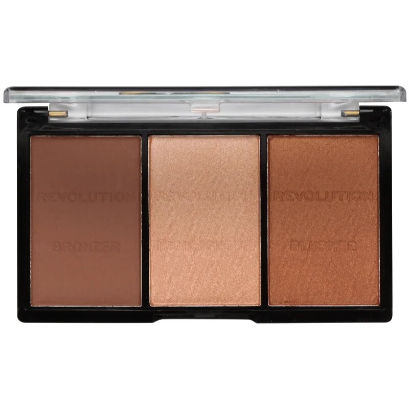 Revolution Ultra Sculpt & Contour arckontúr paletta árnyalat 04 Ultra Ligt/Medium 11 g