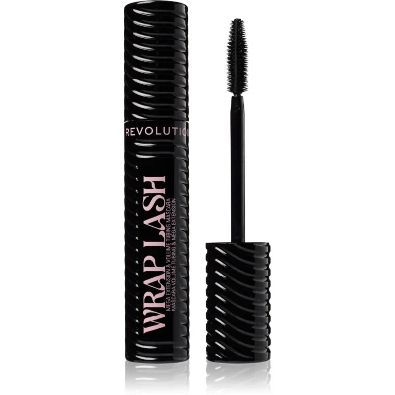 Revolution Wrap Lash szempillaspirál a dús pillákért árnyalat Ultra Black 8.5 ml