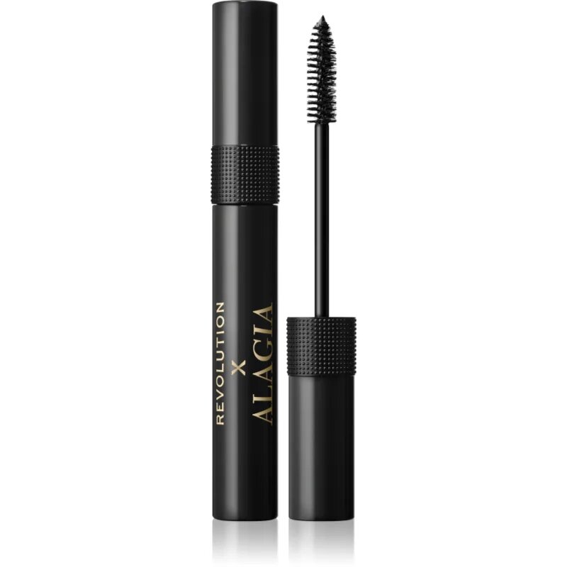 Revolution X Alagia Fill Fluffy dúsító és göndörítő szempillaspirál árnyalat Black 10 ml