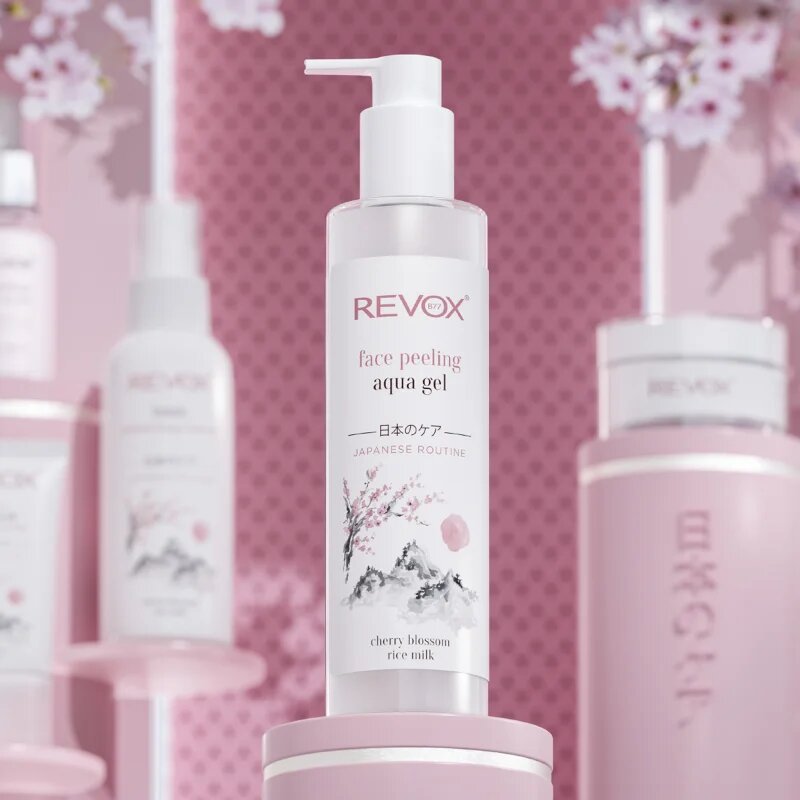 Revox B77 Japanese Routine Face Peeling Aqua Gel finoman tisztító peeling az arcra 250 ml