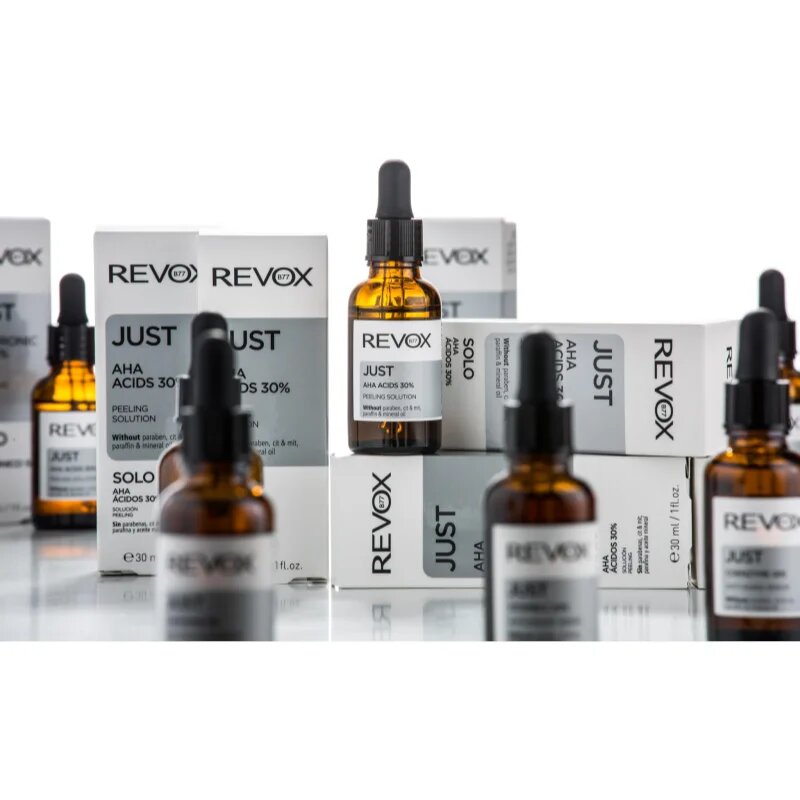 Revox B77 JUST AHA Acids 30% hámlasztó peeling szérum 30 ml