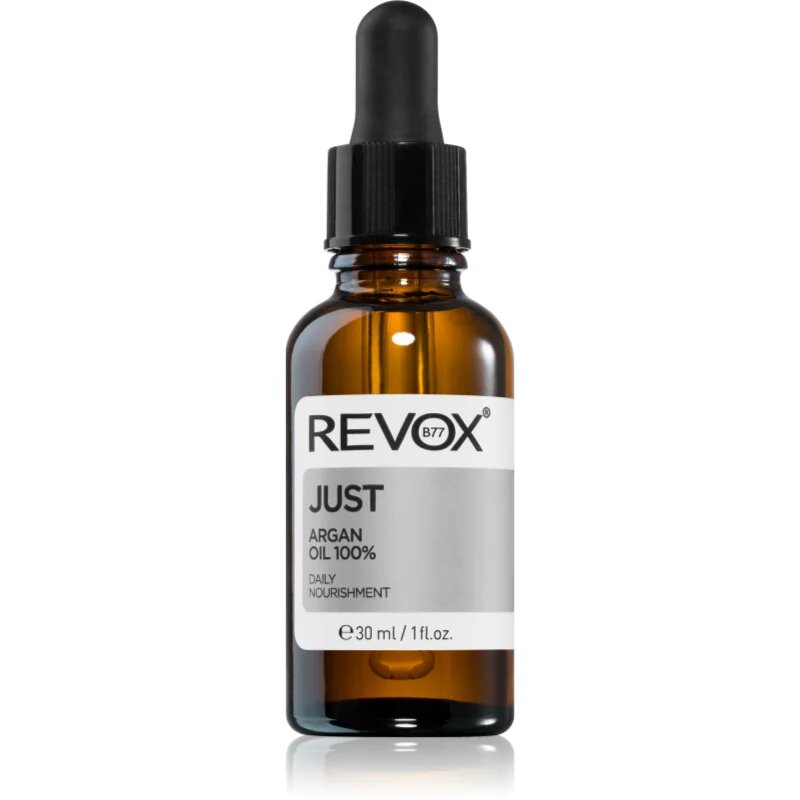 Revox B77 JUST Argan Oil 100% tápláló olajos szérum az arcra és a nyakra 30 ml