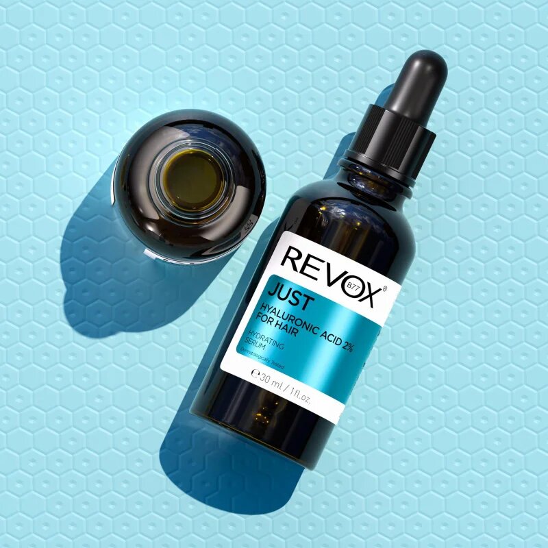 Revox B77 JUST Hyaluronic Acid 2% for Hair hidratáló szérum a hajra és a fejbőrre 30 ml