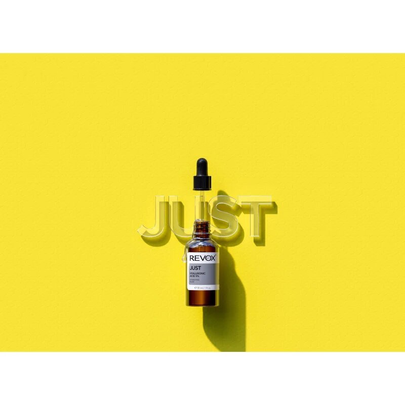 Revox B77 JUST Hyaluronic Acid 5% hidratáló fluid az arcra és a nyakra 30 ml