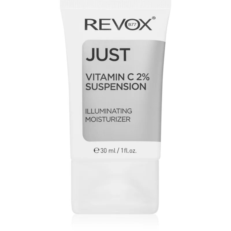 Revox B77 JUST Vitamin C 2% Suspension világosító hidratáló krém az arcra és a nyakra 30 ml
