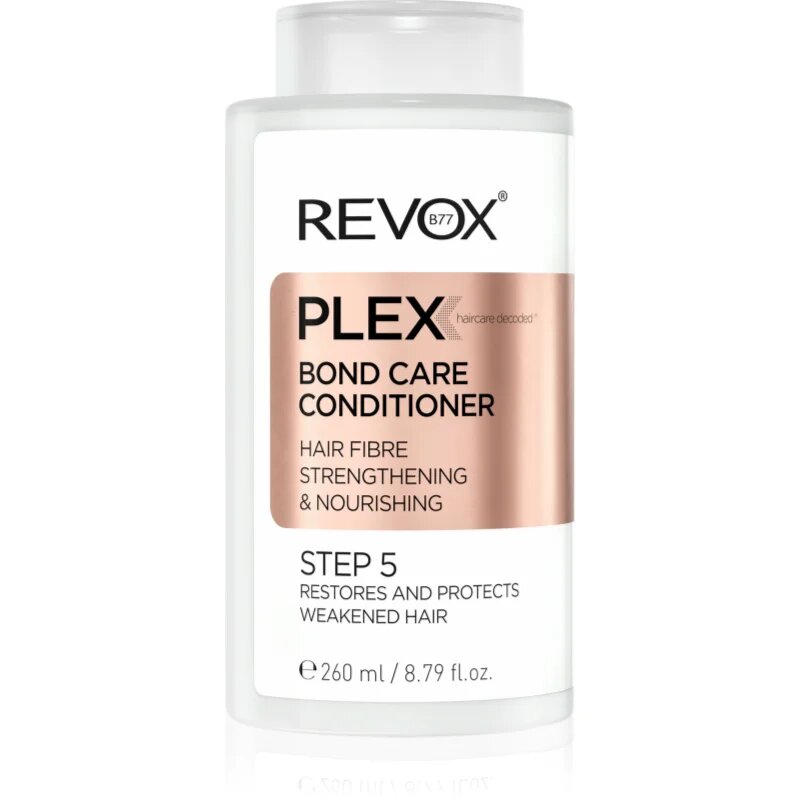 Revox B77 PLEX Bond Care Conditioner. Step 5 tápláló kondícionáló a haj megerősítésére 260 ml