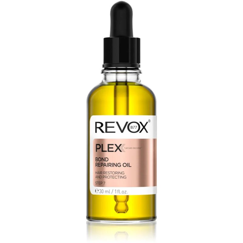 Revox B77 PLEX Bond Repairing Oil. Step 7 tápláló olaj a fénylő és selymes hajért 30 ml