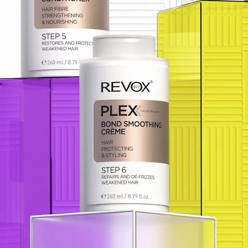 Revox B77 PLEX Bond Smoothing Crème. Step 6 kisimító krém a haj megerősítésére 260 ml